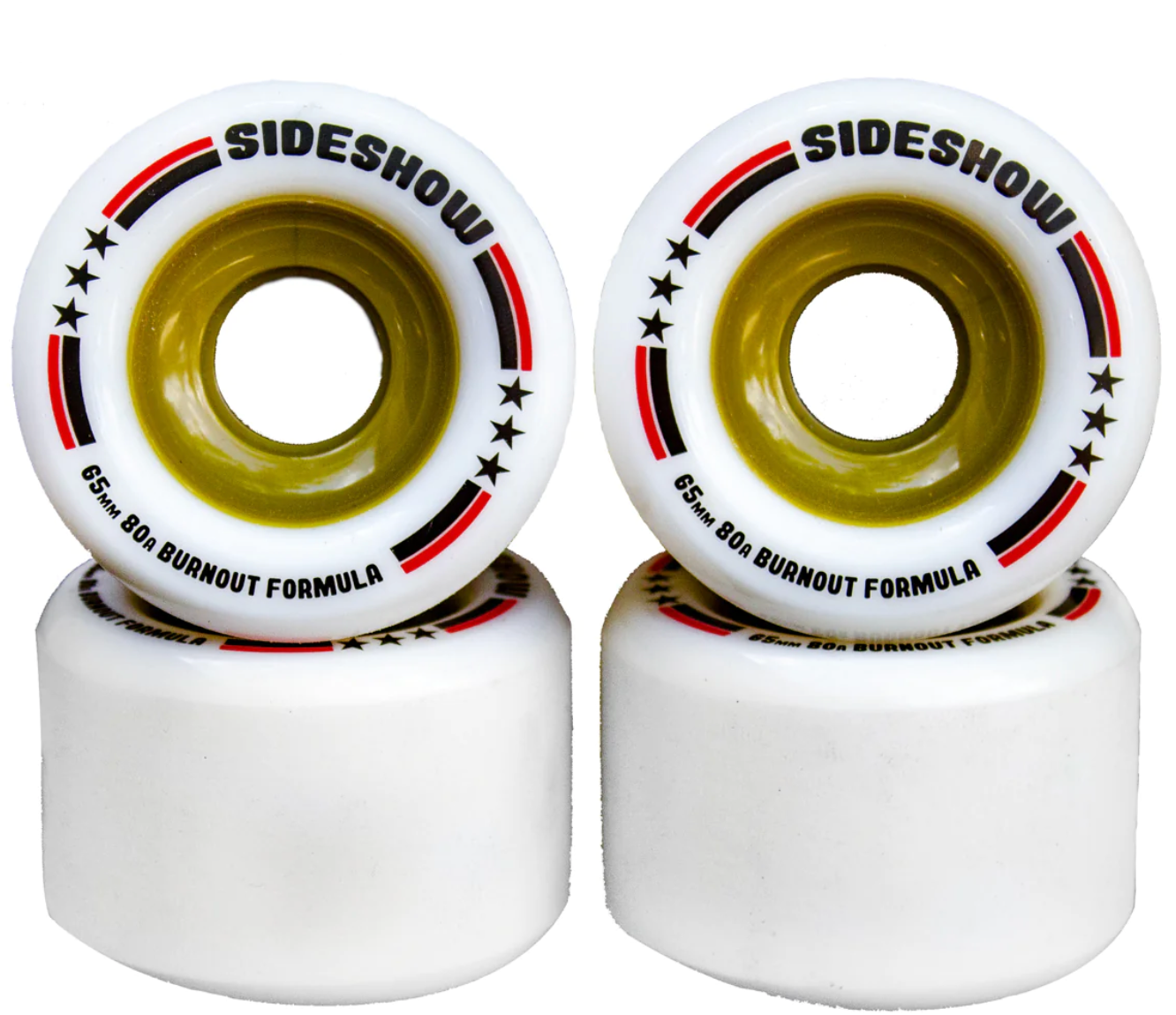 VENOM Sideshow 65MM/80A WHITE Longboard wheels