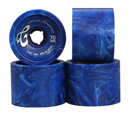 Cadillac 70MM/80A BLUE MARBLE cruiser wheels