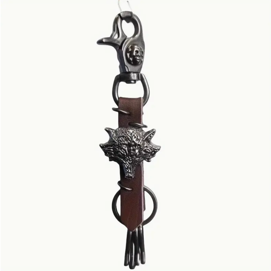 Articulated Goth Carabiner Keychain