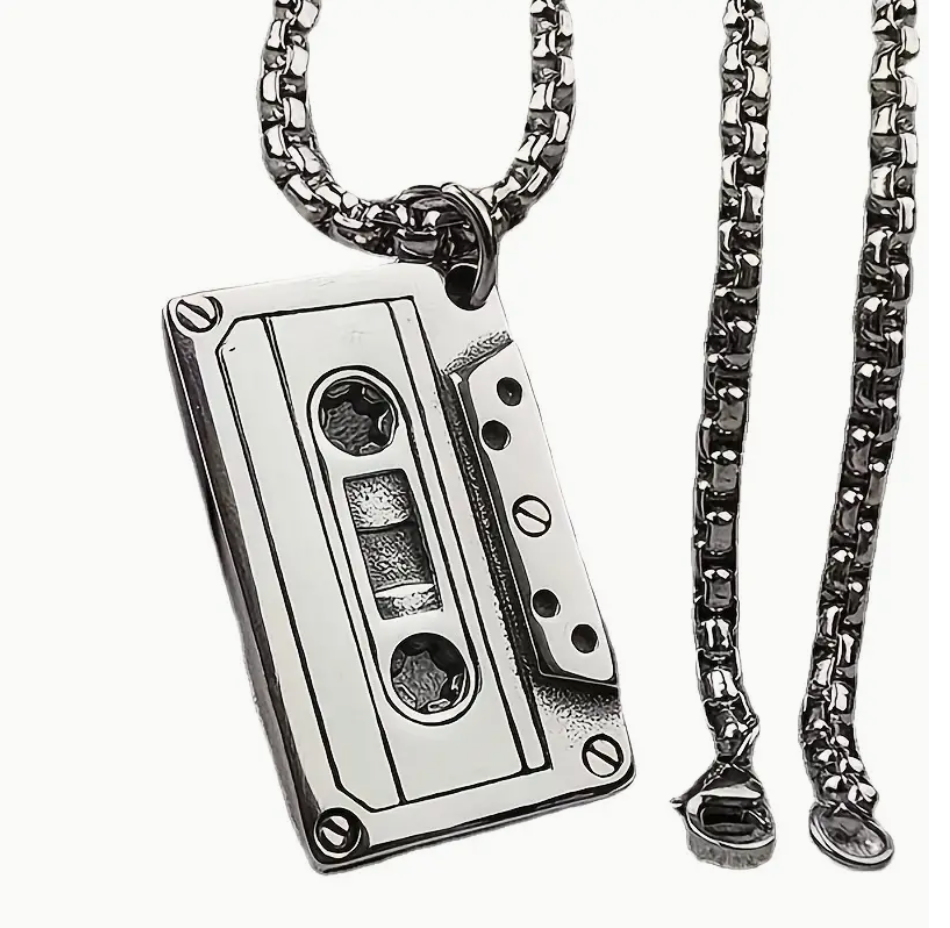 Cassette Tape Necklace