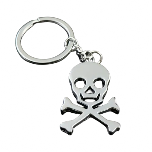 Skull Metal Keychain