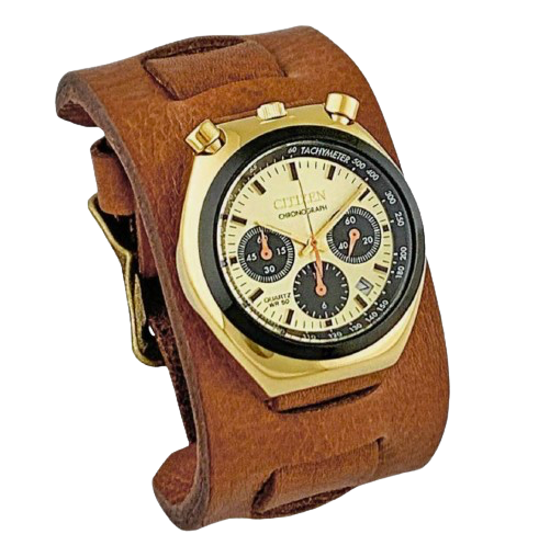 Citizen Tsuno Chrono bullhead "Once Upon A Time Hollywood" Red Monkey FS Wristwatch New