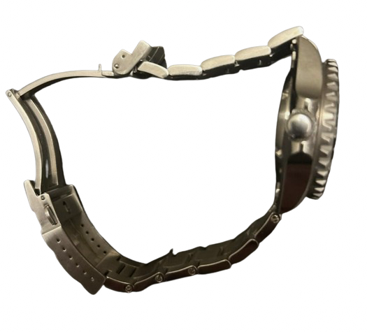 Custom Seiko 5 GMT with Rolex Hands + Ceramic Bezel by JP Wristshop Wristwatch