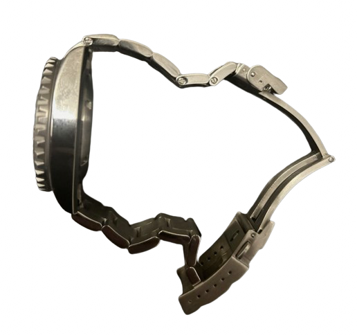 Custom Seiko 5 GMT with Rolex Hands + Ceramic Bezel by JP Wristshop Wristwatch