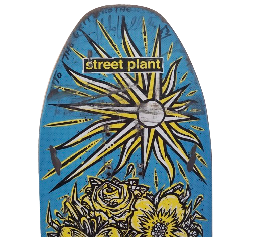 Street Plant "Five Year Anniversary" Mike Vallely Signed Skateboard Deck