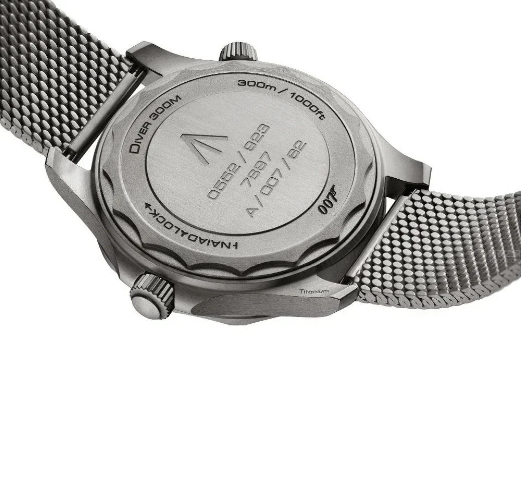 Bond 007 No Time To Die NTTD Stainless Steel Automatic NATO Strap Watch