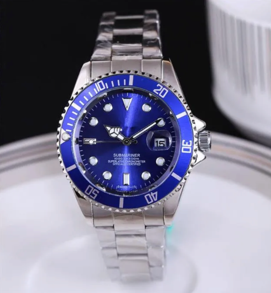 Luxury Sub QUARTZ  Movement Watch All