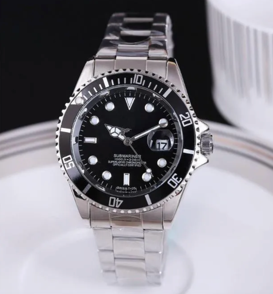 Luxury Sub QUARTZ  Movement Watch All