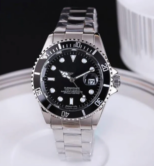Luxury Sub QUARTZ  Movement Watch All