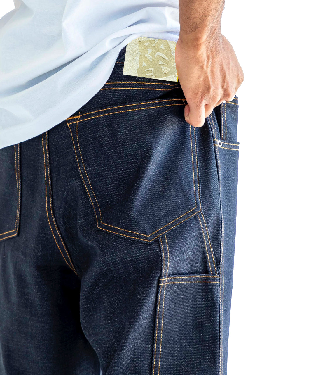 BANNED Loose Fit Denim Pants (Blue Denim)