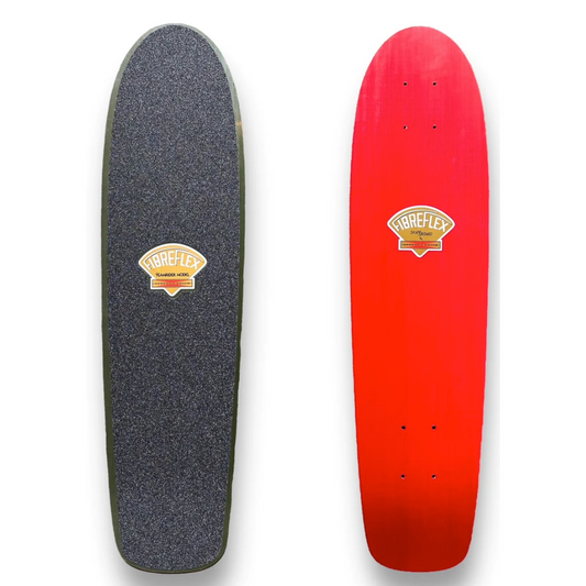 G&S Fibreflex 30" TeamRider - Green/ Red Top + Red Bottom  Skateboard Deck
