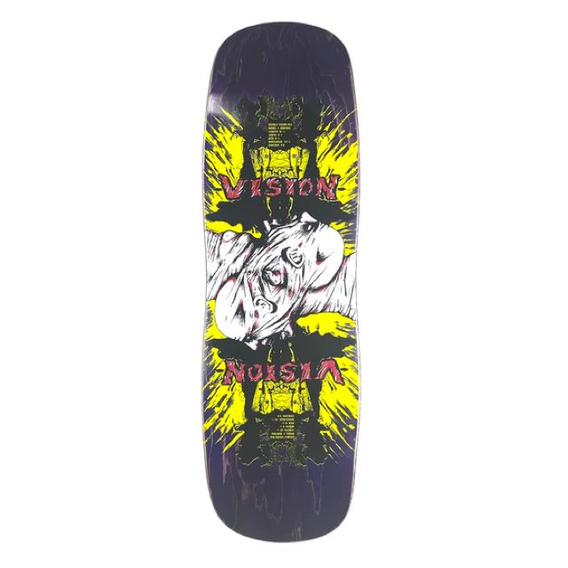 Vision Double Vision - 9.5 Old School Skateboard Deck - Purple
