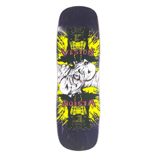 Vision Double Vision - 9.5 Old School Skateboard Deck  - Purple