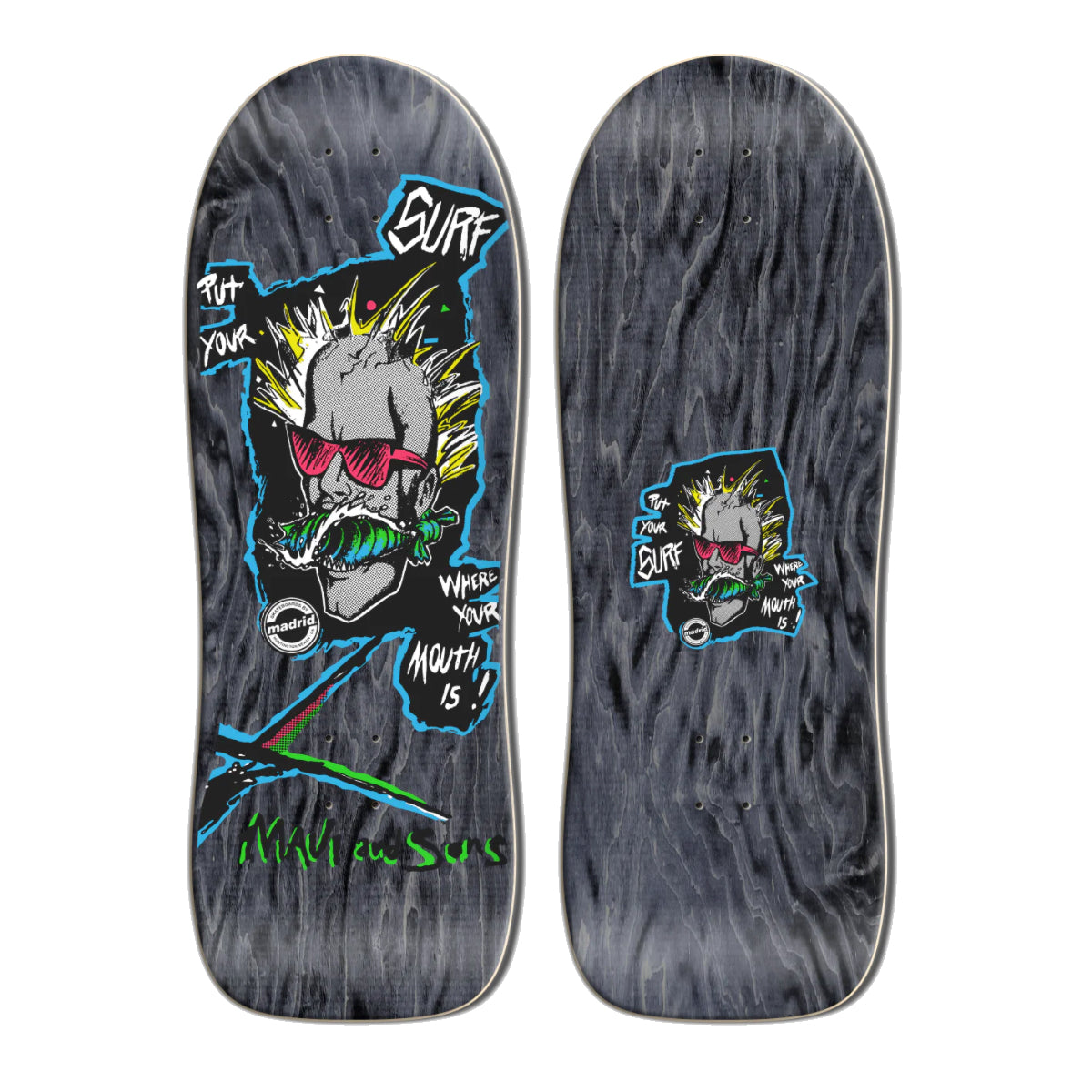 Madrid x Maui & Sons Surfmouth Skateboard Deck