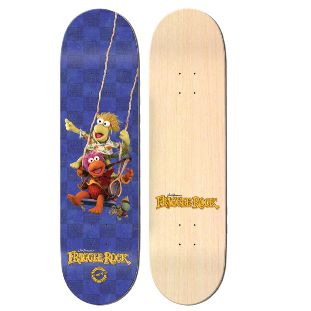 Madrid x Fraggle Rock Swing Skateboard Decks