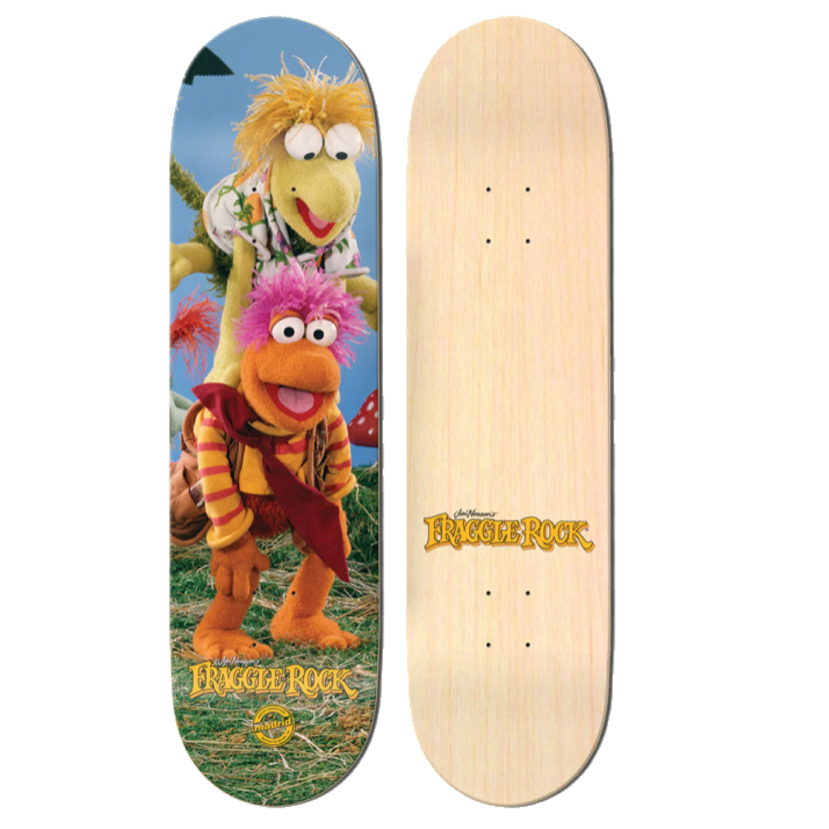 Madrid x Fraggle Rock LEAPFROG Skateboard Decks