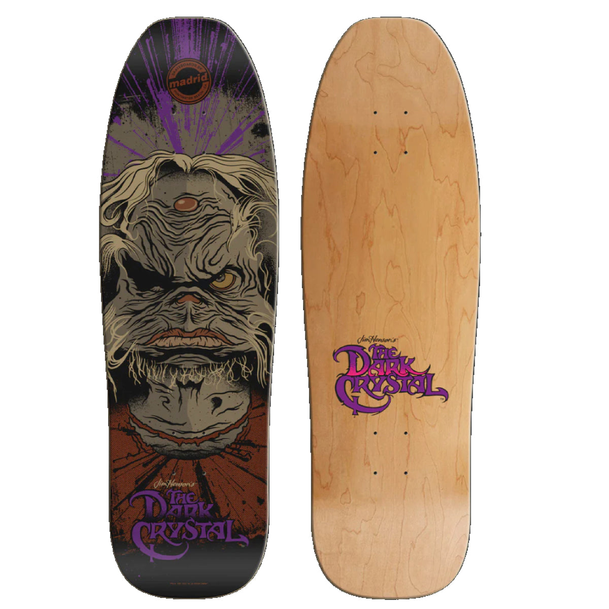 Madrid x Dark Chrystal AUGHRA Skateboard Deck