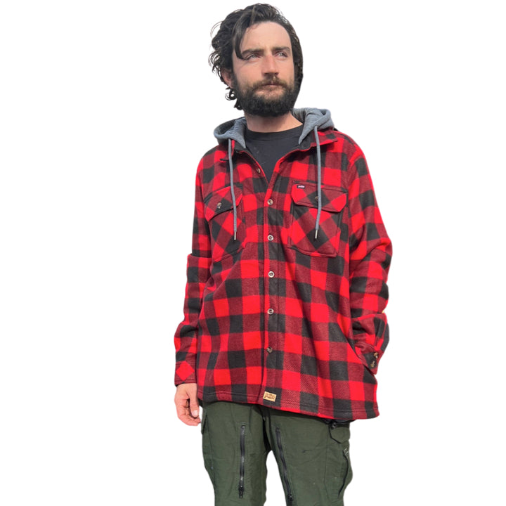 BANNED NASH Hooded Flannel