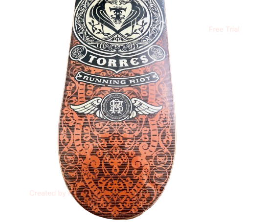 Shepard Fairey OBEY GIANT x REAL Torres in Factory Wrap Skateboard Deck