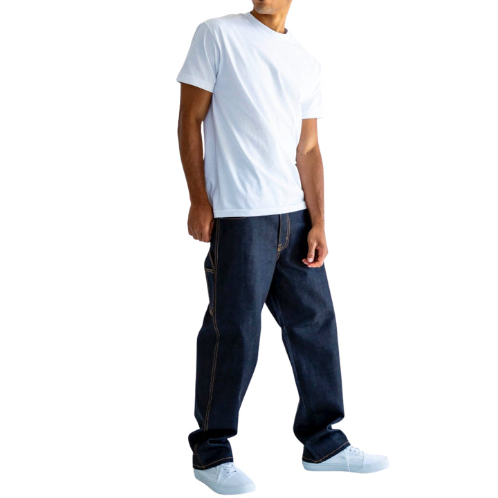 BANNED Loose Fit Denim Pants (Blue Denim)