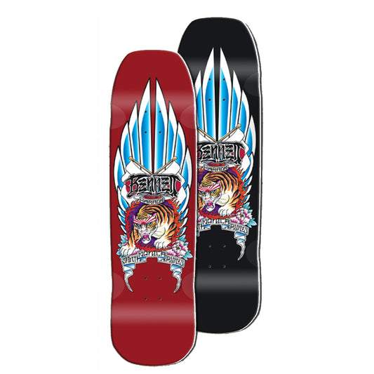 Santa Monica Airlines Skateboard Bennett Harada Skateboard deck Red or Black (Start Ship April 2024)