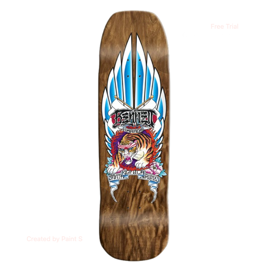 SMA Santa Monica Airlines Bennett Harada 9 x 33" WB 15.25" Limited Skateboard Deck