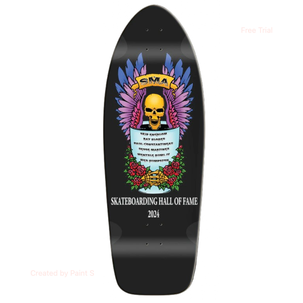 SMA Santa Monica Airlines Hall of Fame Limited Skateboard Deck