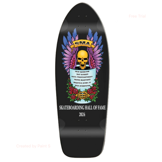 SMA Santa Monica Airlines Hall of Fame Limited Skateboard Deck