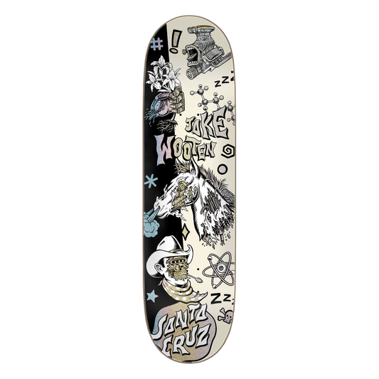 Santa Cruz Wooten Fever Dream VX 8.5 Skateboard Deck