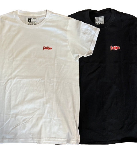 BANNED Metal Corner Logo T-Shirt
