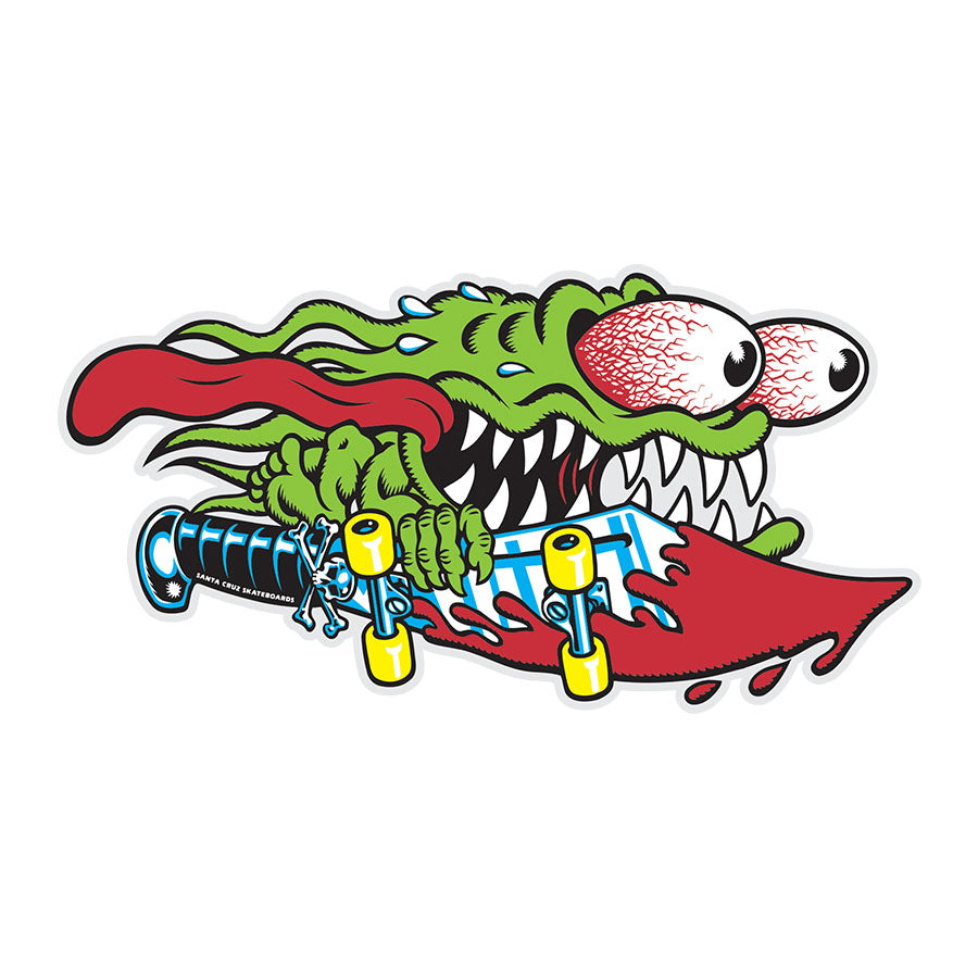 Santa Cruz Slasher Sticker 6.25 in x 3.25 in