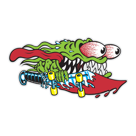 Santa Cruz Slasher Sticker 6.25 in x 3.25 in