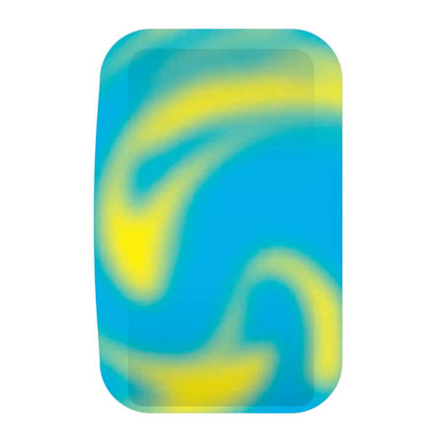 SLIME BALLS  65mm Big Balls Blue Yellow Swirl Skateboard Wheels