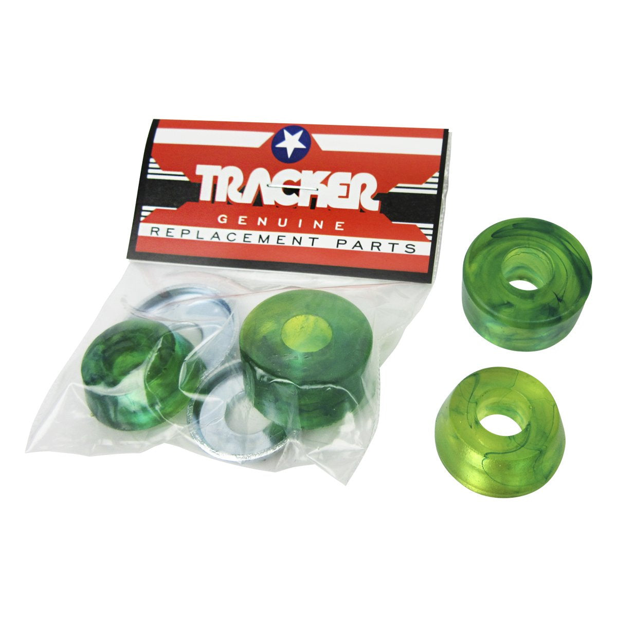 TRACKER BUSHING KIT-HARD GREEN (FOR 2 TRUCKS)