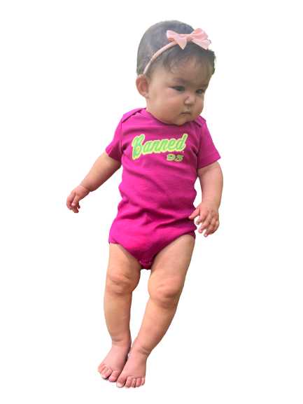 BANNED® Newborn Tropics S/S Bodysuit