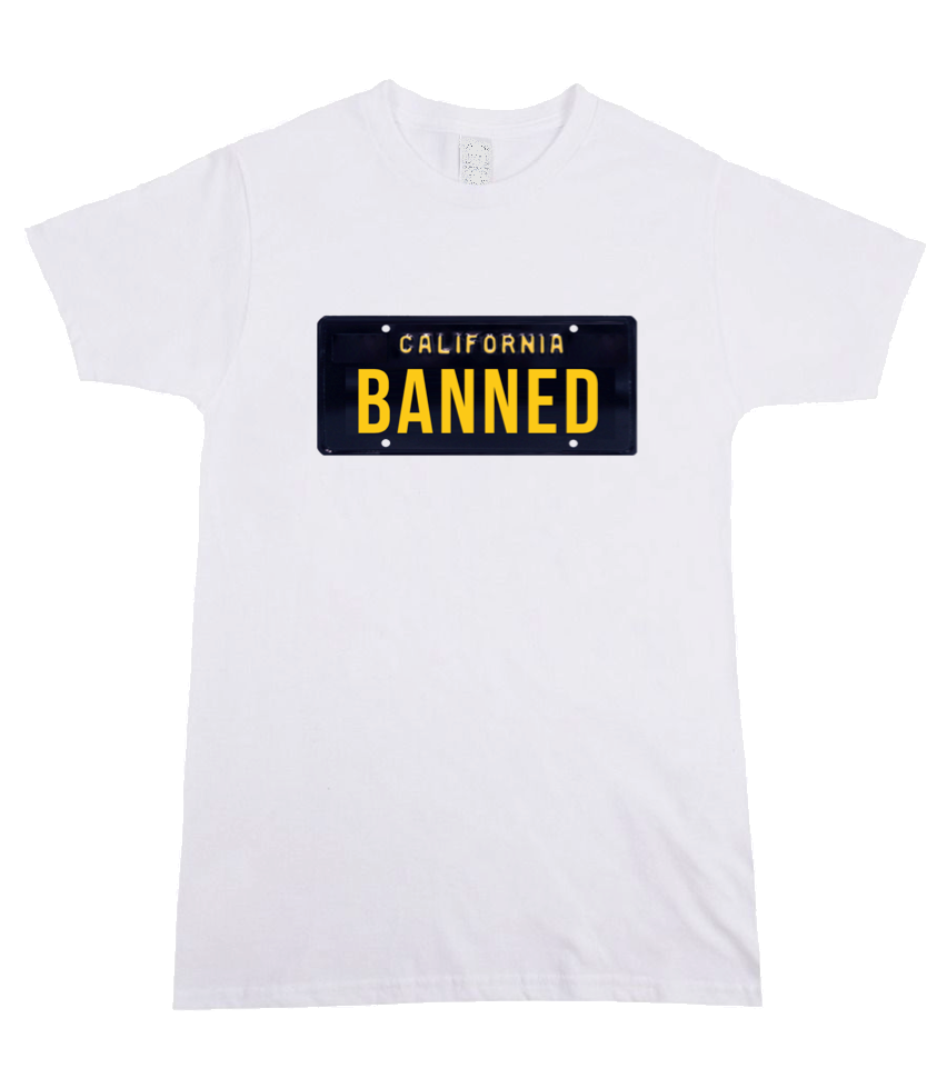 BANNED® CA Plates S/S T-shirt