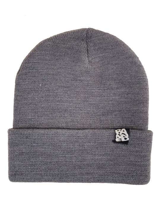 BANNED® Narrow Yarn Grey Beanie