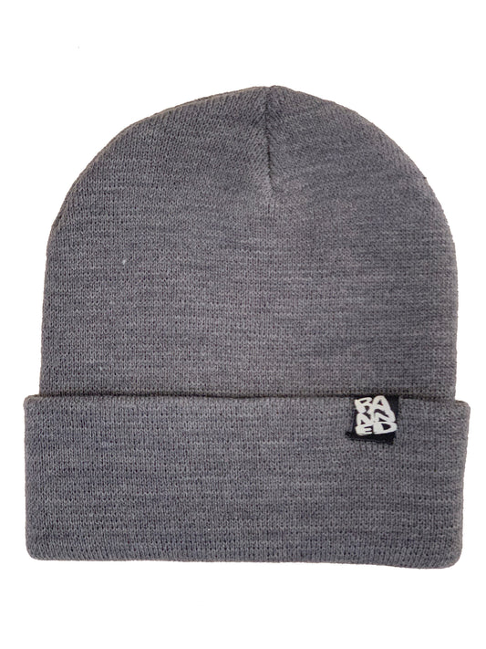 BANNED® Narrow Yarn Grey Beanie