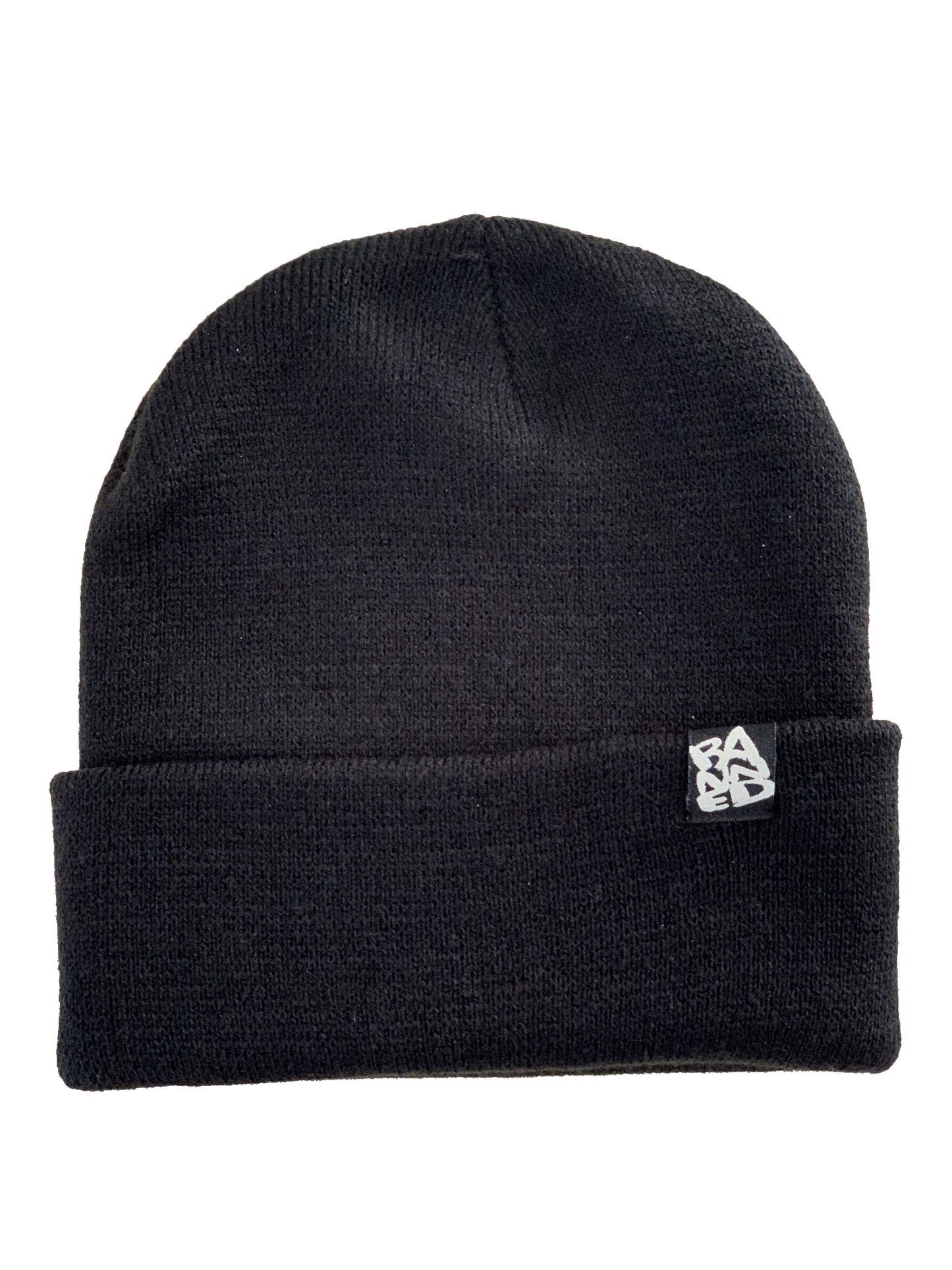 BANNED® Narrow Yarn Black Beanie