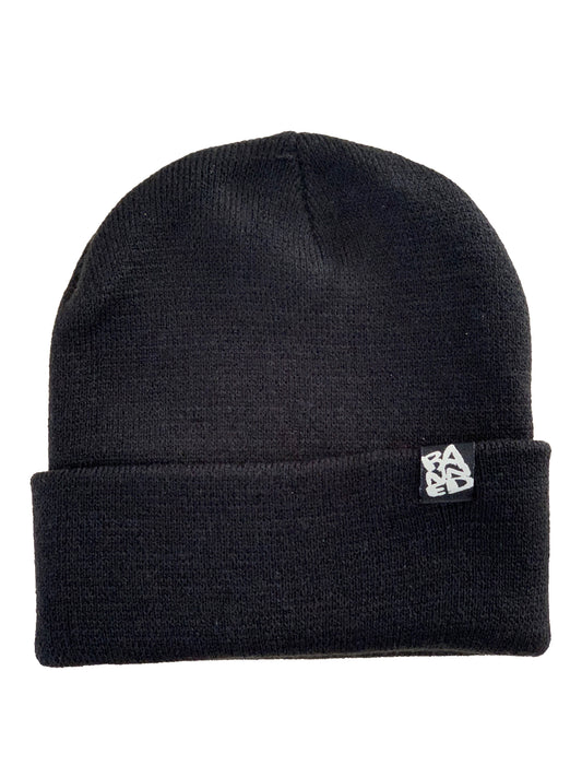 BANNED® Narrow Yarn Black Beanie