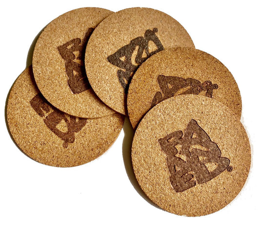 BANNED Cork Coaster (4)