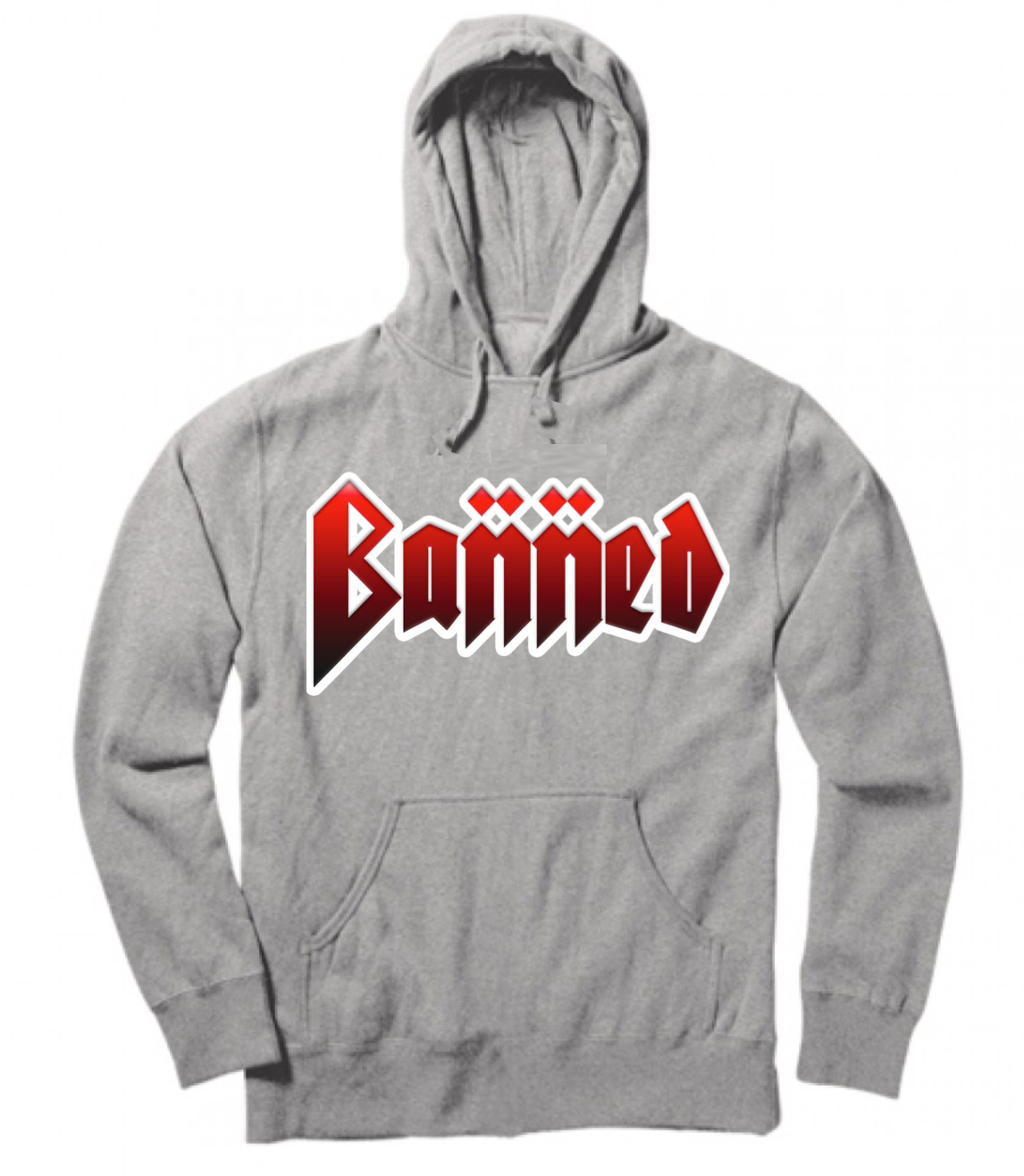 BANNED Metal Pullover Heavy Weight Hoodie