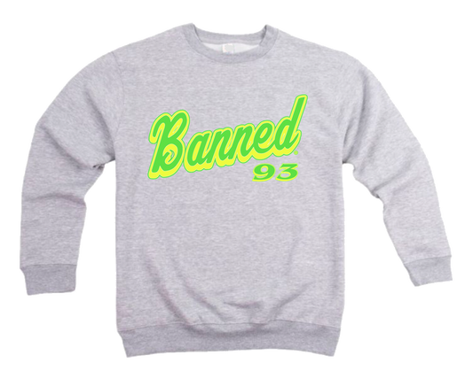 BANNED® Cursive Brazil Crew Sweatshirt