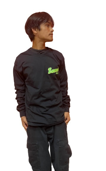 Banned Cursive Tropics  L/S T Shirt
