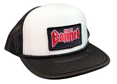 BANNED Metal Logo Mesh Hat