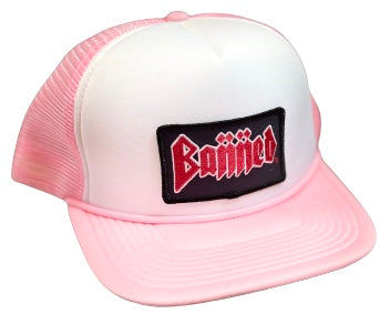 BANNED Metal Logo Mesh Hat