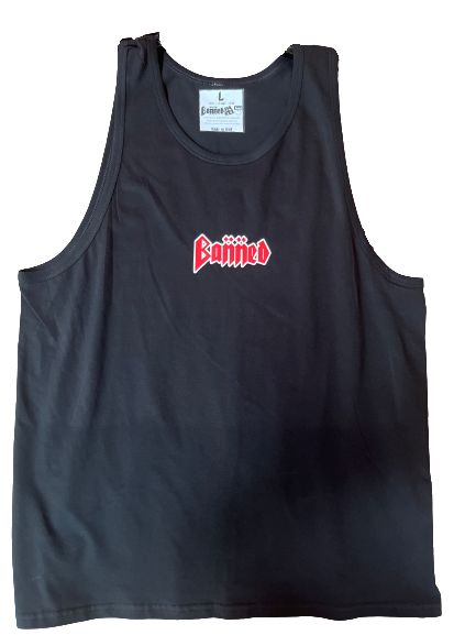 Banned Metal Center Logo Tank Top