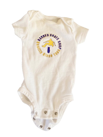 BANNED® Newborn Quality Skate S/S Bodysuit