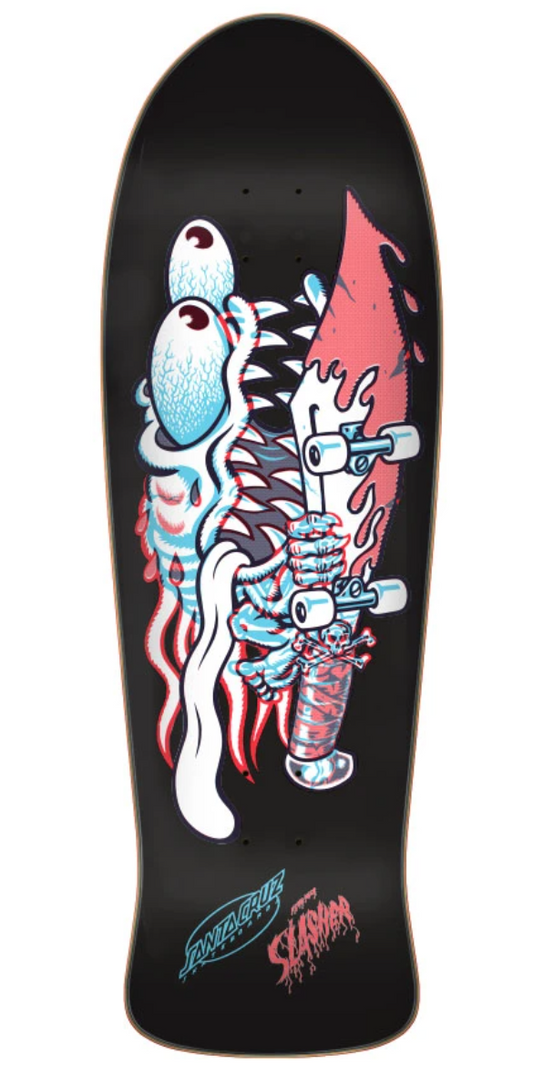 Santa Cruz Meek Slasher Decoder Re Issue Skateboard Deck