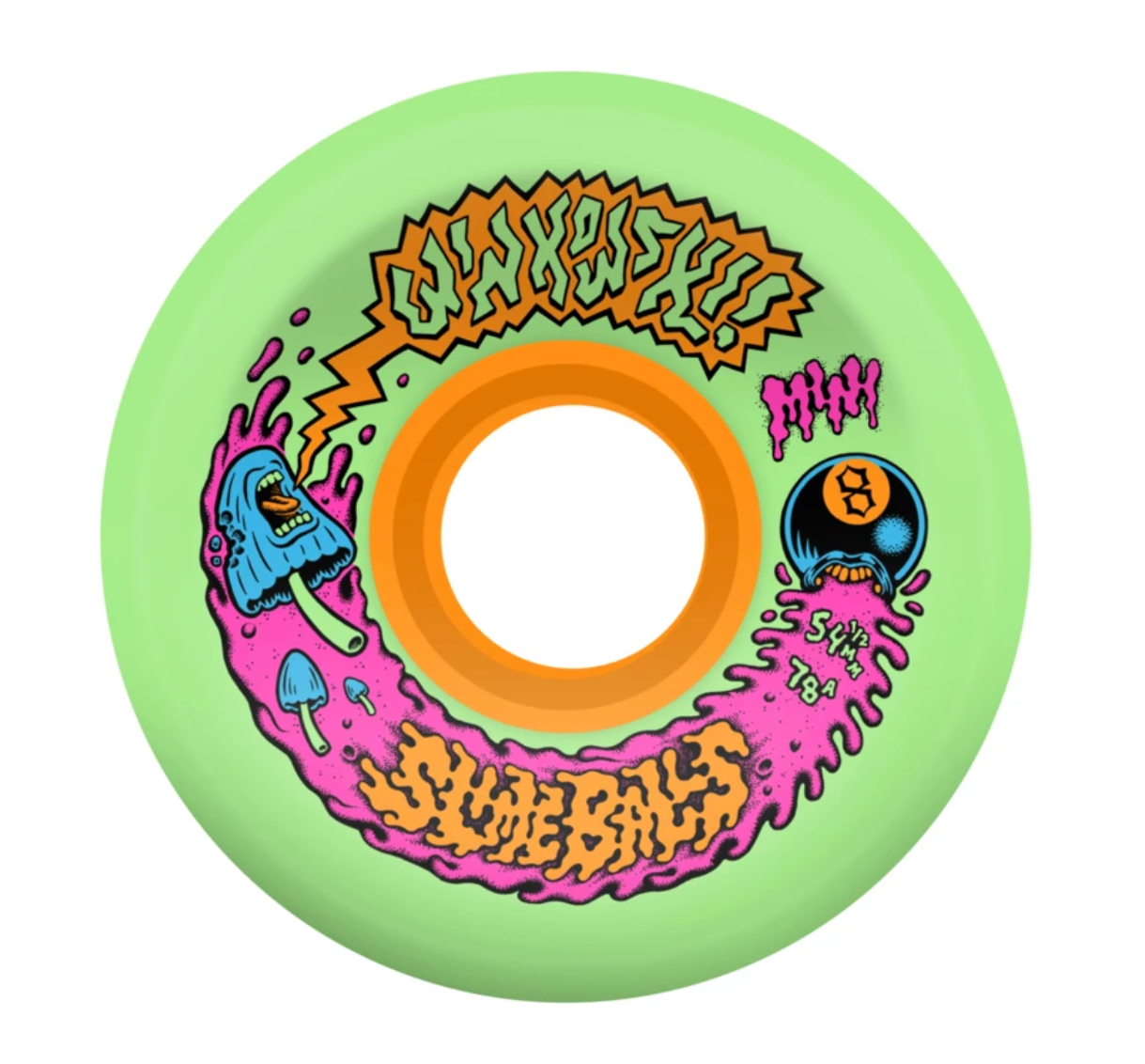 Santa Cruz Winkowski Mini OG Slime Slimeball Wheels 78A